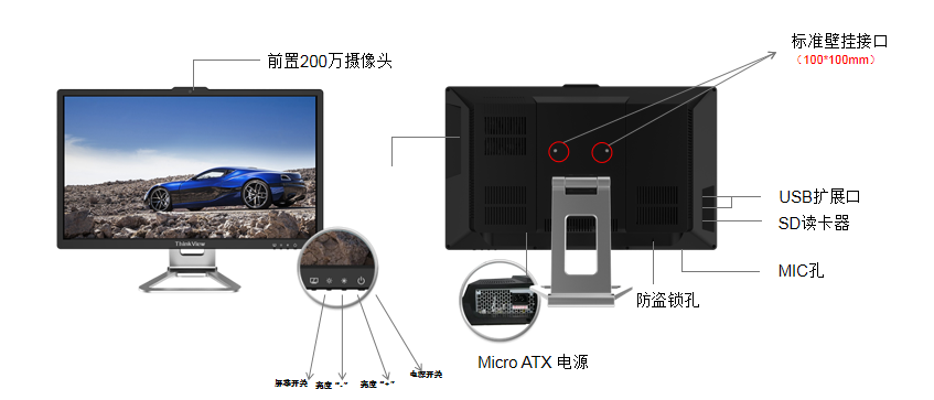 商用一体机电脑